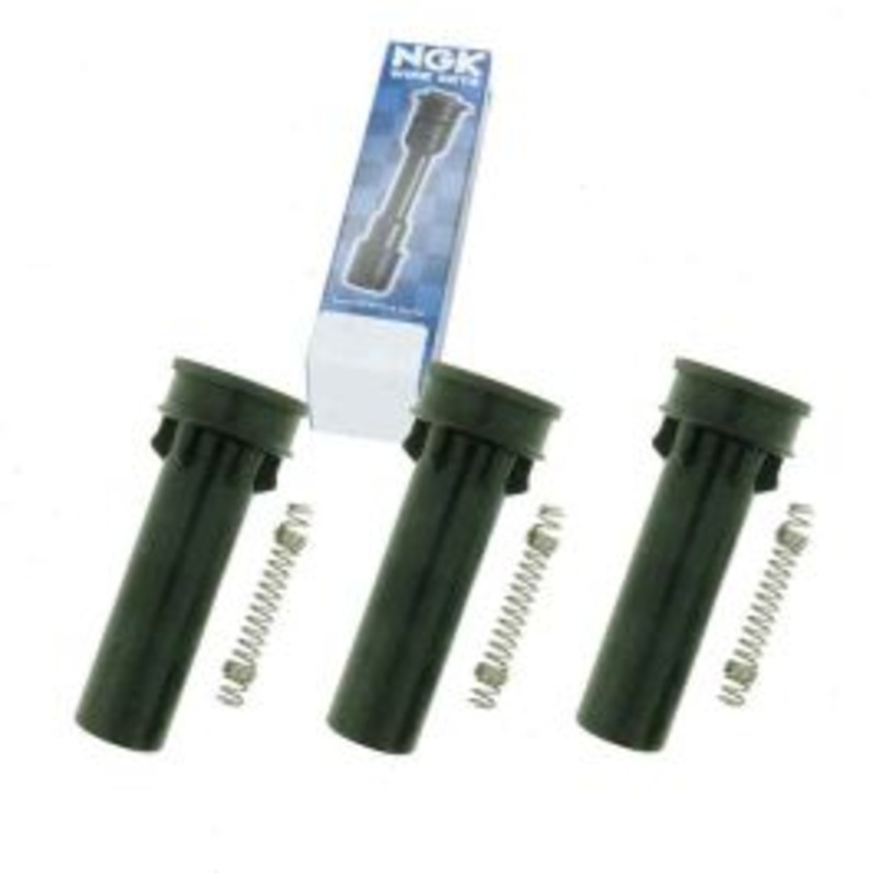 3 pc NGK Ignition Coil Boots for 2009 Mitsubishi Raider 3.7L V6