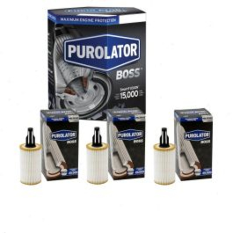 3 pc Purolator BOSS PBL38165 Engine Oil Filters