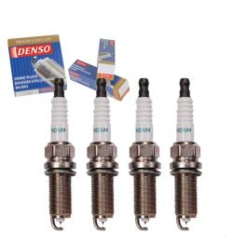 4 pc DENSO Iridium Long Life Spark Plugs for 2010-2012 Hyundai Genesis Coupe 2.0L L4