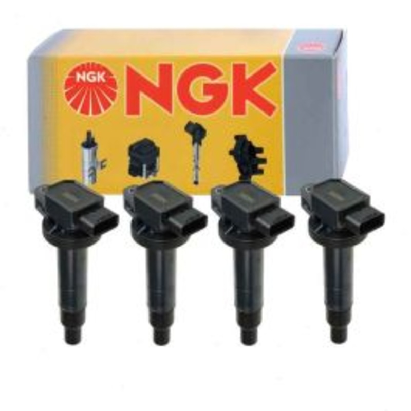 4 pc NGK Ignition Coils for 2001-2009 Toyota Prius 1.5L L4
