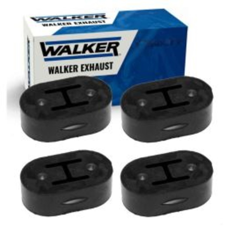 4 pc Walker Exhaust System Insulators for 1991-1996 Ford Escort 1.8L L4