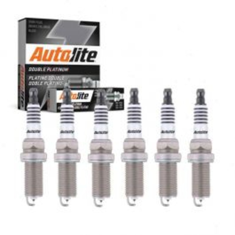 6 pc Autolite Double Platinum Spark Plug for 2007-2014 Toyota FJ Cruiser