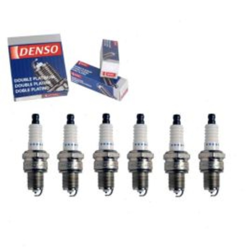 6 pc DENSO Double Platinum Spark Plugs for 1963-1967 Dodge W300 Series 3.7L L6