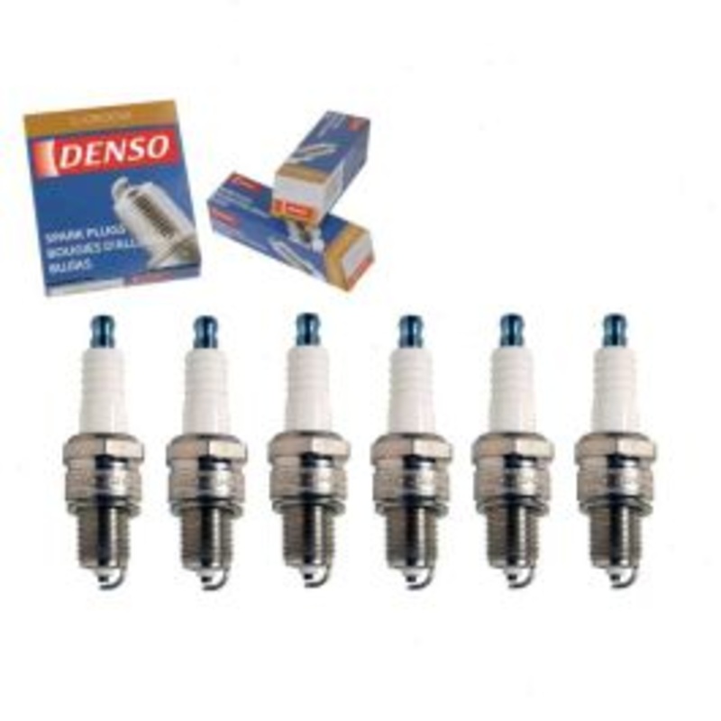 6 pc DENSO Standard U-Groove Spark Plugs for 1966-1967 Mercedes-Benz 230S 2.3L L6