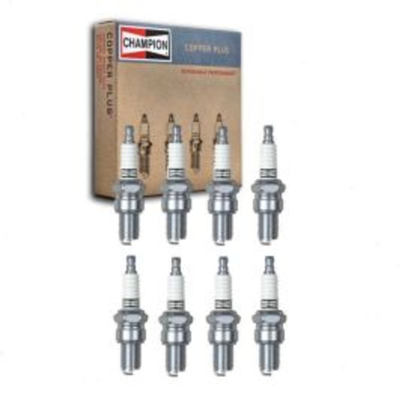8 pc Champion Copper Plus Spark Plugs for 1954 Fargo FC1C Pickup 4.0L V8