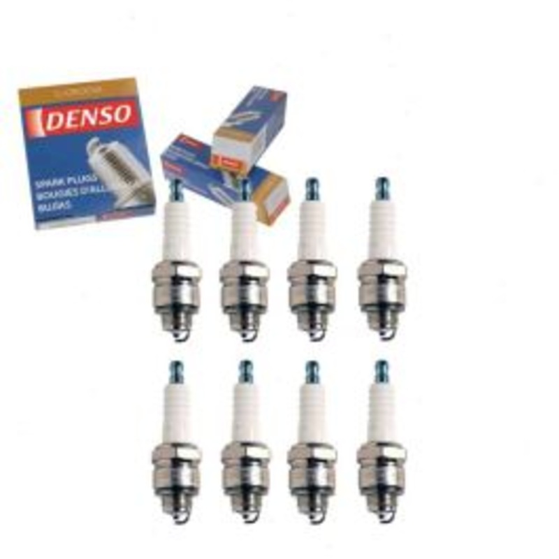 8 pc DENSO Standard U-Groove Spark Plugs for 1969-1972 International M1100 5.0L V8