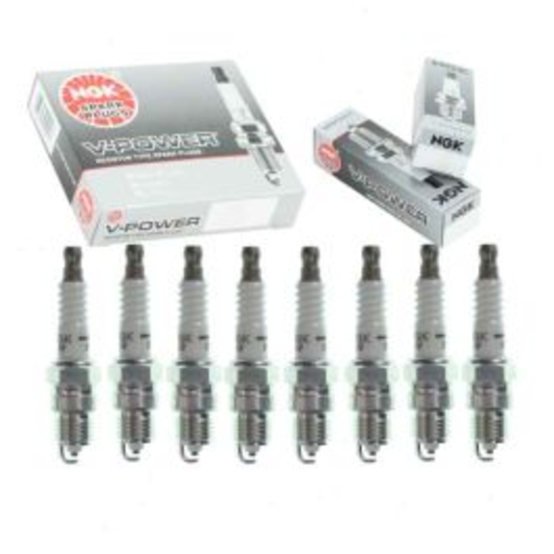 8 pc NGK V-Power Spark Plugs for 1992 Oldsmobile Custom Cruiser 5.7L V8