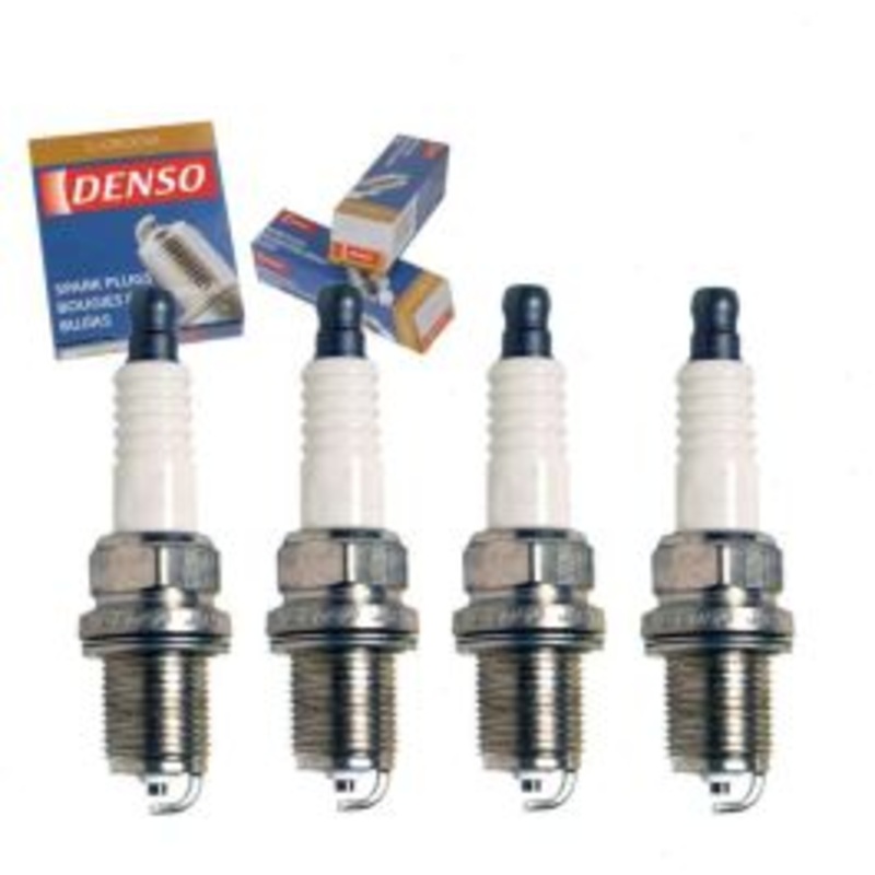 4 pc DENSO Standard U-Groove Spark Plugs for 1991-1998 Saturn SL2 1.9L L4