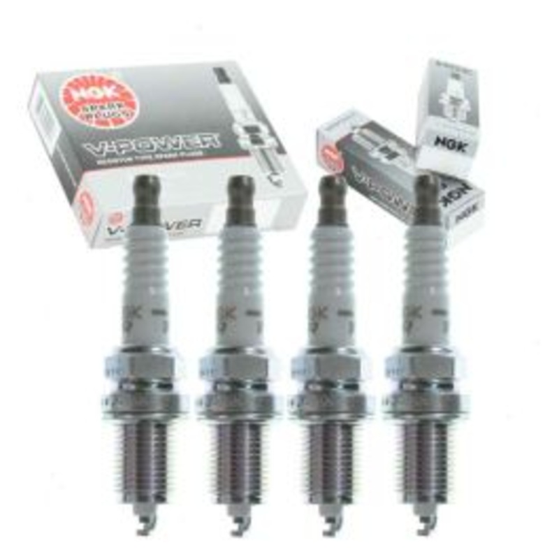 4 pc NGK V-Power Spark Plugs for 1996-1997 Plymouth Grand Voyager 2.4L L4