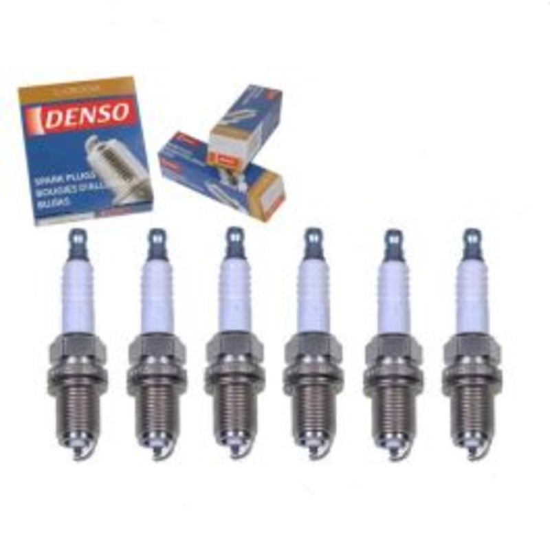 6 pc DENSO Standard U-Groove 3165 K22PR-U Spark Plugs