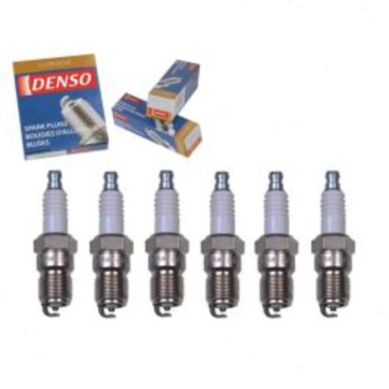 6 pc DENSO Standard U-Groove Spark Plugs for 1997 Ford E-150 Econoline 4.2L V6