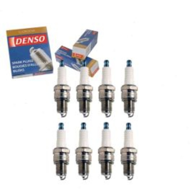 8 pc DENSO Standard U-Groove Spark Plugs for 1986 Mercedes-Benz 420SEL 4.2L V8