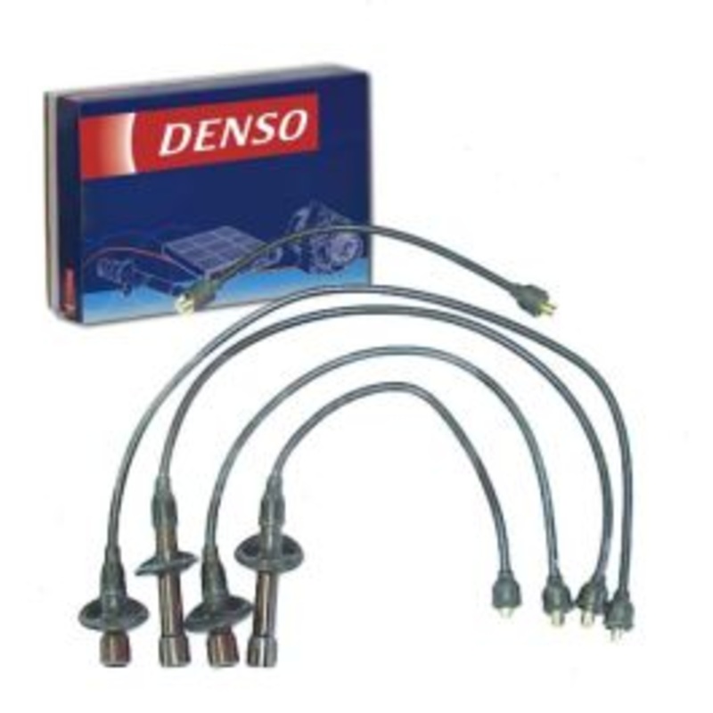 DENSO Spark Plug Wire Set for 1973-1974 Volkswagen 412 1.7L 1.8L H4