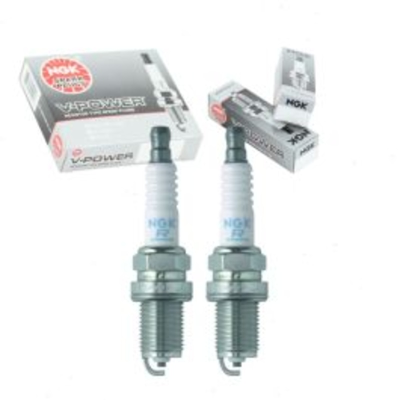 2 pc NGK V-Power 6719 BKR5E BLYB Spark Plugs