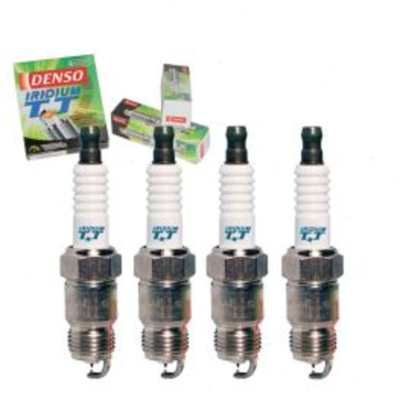 4 pc DENSO Iridium TT Spark Plugs for 1980-1991 Buick Skylark 2.5L L4