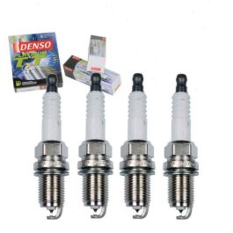 4 pc DENSO Platinum TT Spark Plugs for 1999-2002 Saturn SC2 1.9L L4
