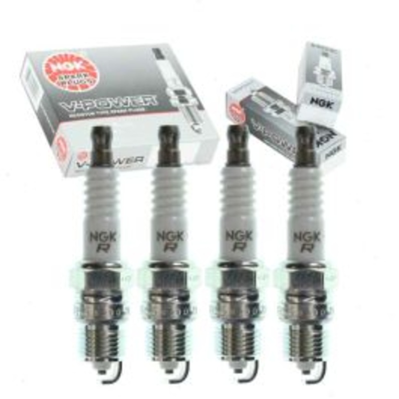 4 pc NGK V-Power Spark Plugs for 1978 Chevrolet Monza 2.5L L4