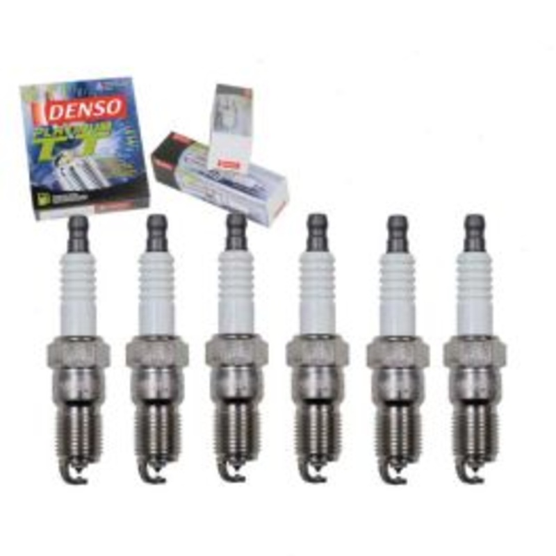 6 pc DENSO Platinum TT Spark Plugs for 1996-2005 Chevrolet Express 2500 4.3L V6