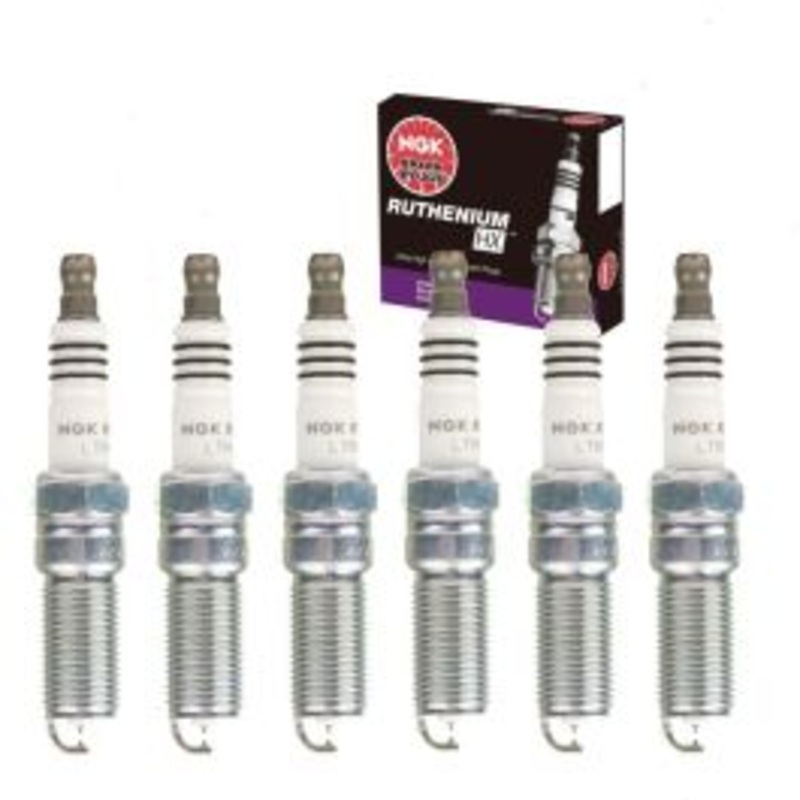 6 pc NGK Ruthenium HX Spark Plugs for 2009-2012 Ford Flex 3.5L V6