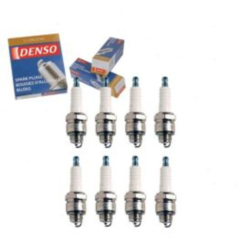 8 pc DENSO Standard U-Groove Spark Plugs for 1968 Chevrolet G20 Van 5.0L V8