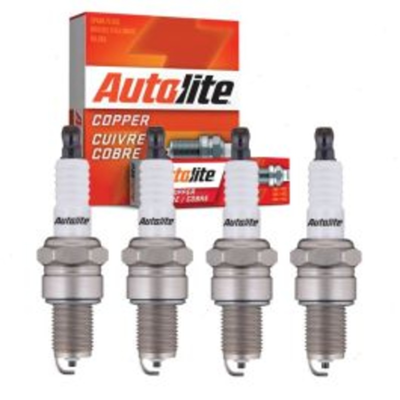 4 pc Autolite Copper Core Spark Plugs for 1954-1963 Alfa Romeo Giulietta