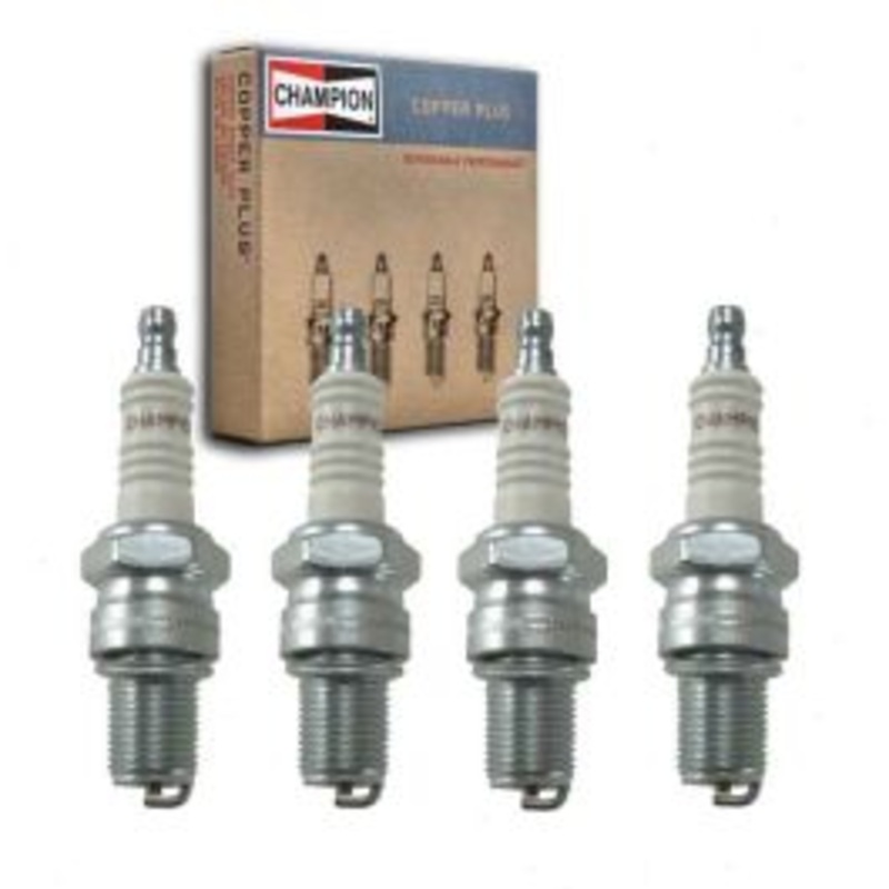 4 pc Champion Copper Plus Spark Plugs for 1962-1969 Abarth Simca 1.3L 2.0L L4