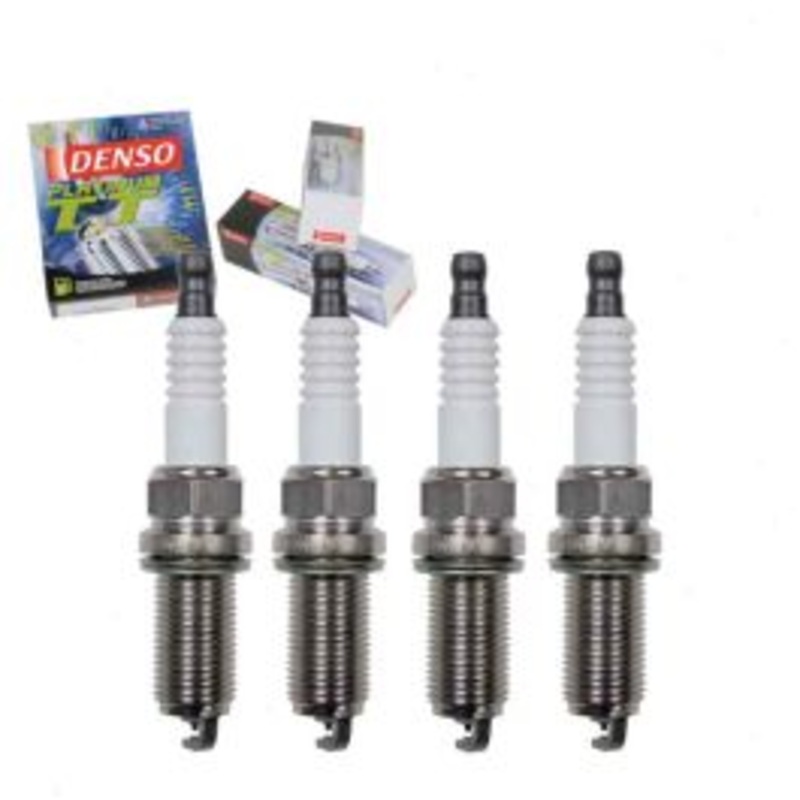 4 pc DENSO Platinum TT Spark Plugs for 2009-2017 Toyota Highlander 2.7L L4