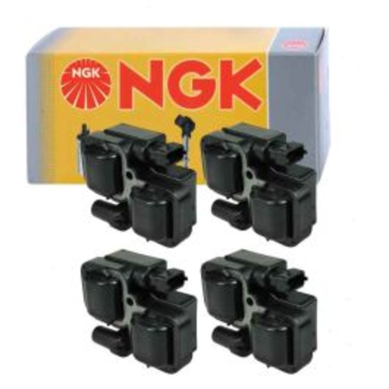 4 pc NGK Ignition Coils for 1998-1999 Mercedes-Benz CL500 5.0L V8