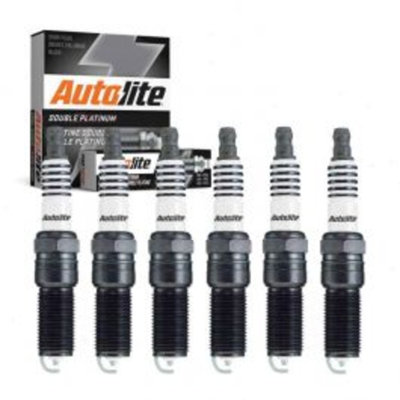 6 pc Autolite Double Platinum Spark Plug for 2005-2010 Buick Allure 3.0L