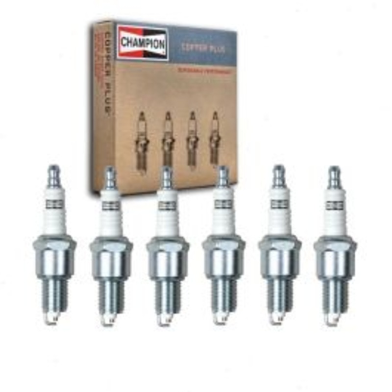 6 pc Champion Copper Plus Spark Plugs for 1968-1974 American Motors Javelin 3.8L 4.2L L6