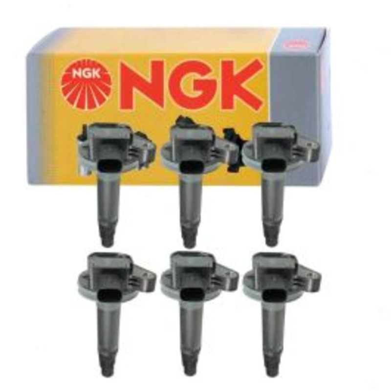 6 pc NGK Ignition Coils for 2015-2019 Ford Transit-250 3.7L V6