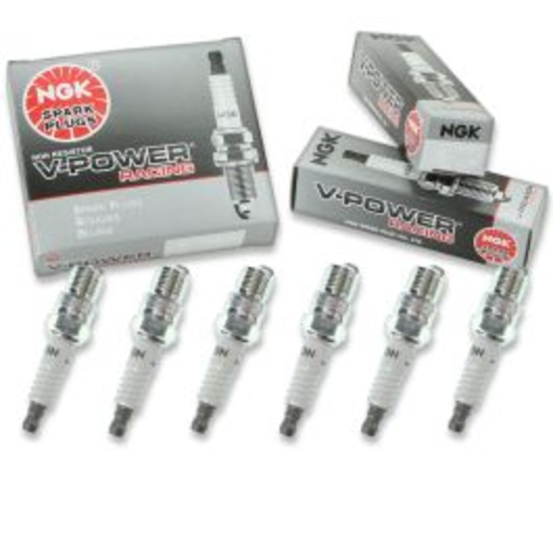 6 pc NGK V-Power Racing 3442 R5673-9 Spark Plugs