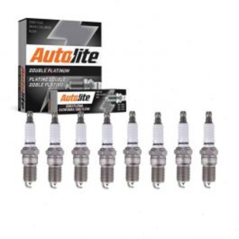 8 pc Autolite Double Platinum Spark Plug for 1993-1998 Lincoln Mark VIII