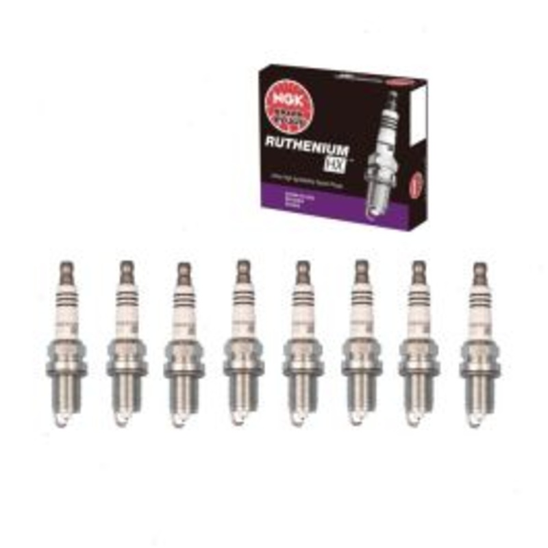 8 pc NGK Ruthenium HX Spark Plugs for 2003 Jaguar Vanden Plas 4.0L V8