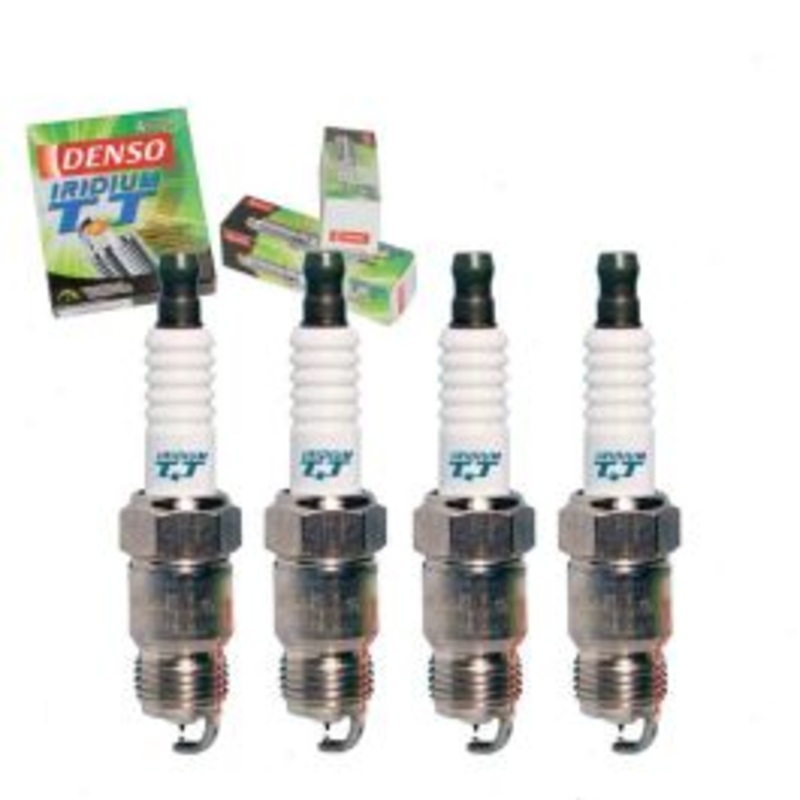 4 pc DENSO Iridium TT Spark Plugs for 1985-1987 Dodge Charger 2.2L L4