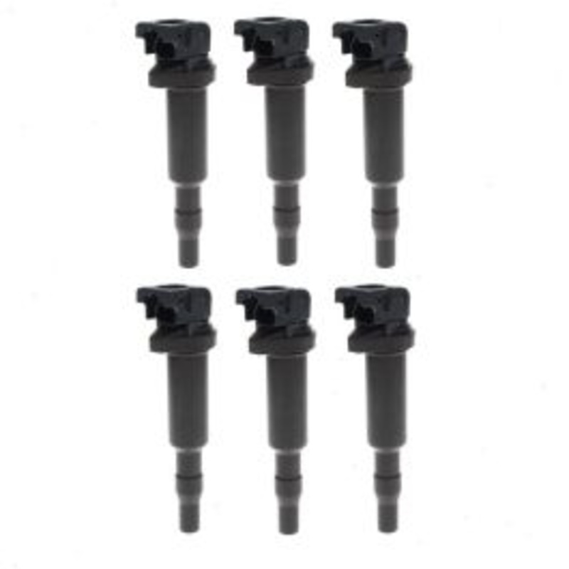 6 pc Hitachi Ignition Coils for 2004-2006 BMW X3 2.5L 3.0L L6