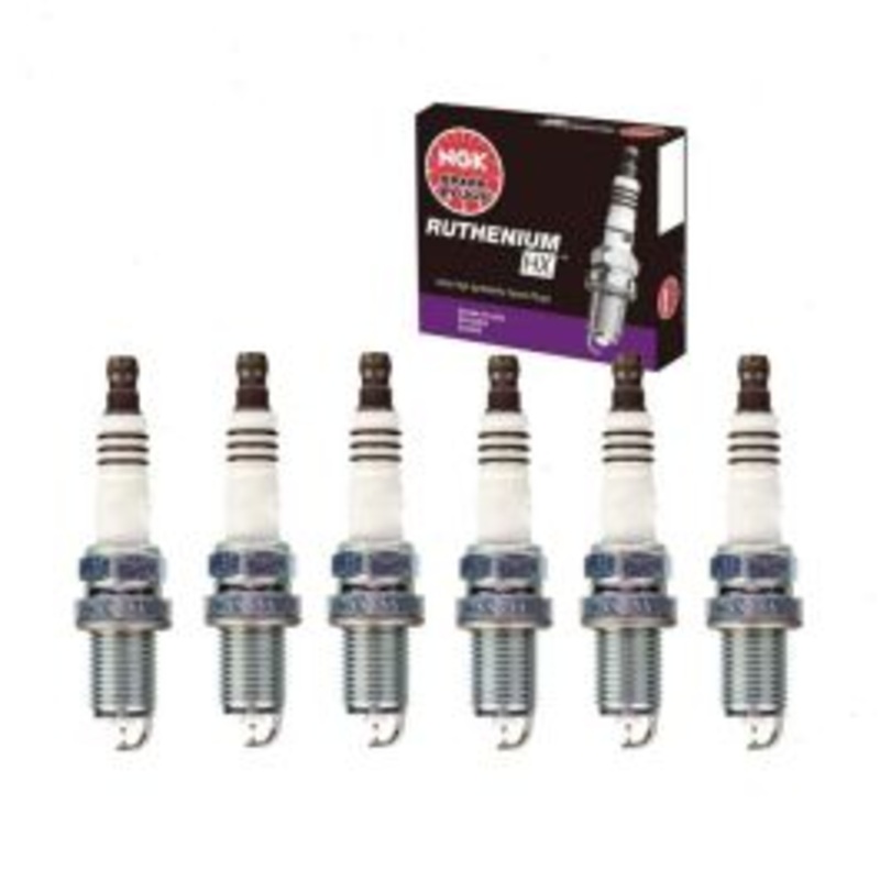 6 pc NGK Ruthenium HX Spark Plugs for 1997-2008 Dodge Ram 1500 3.7L 3.9L V6