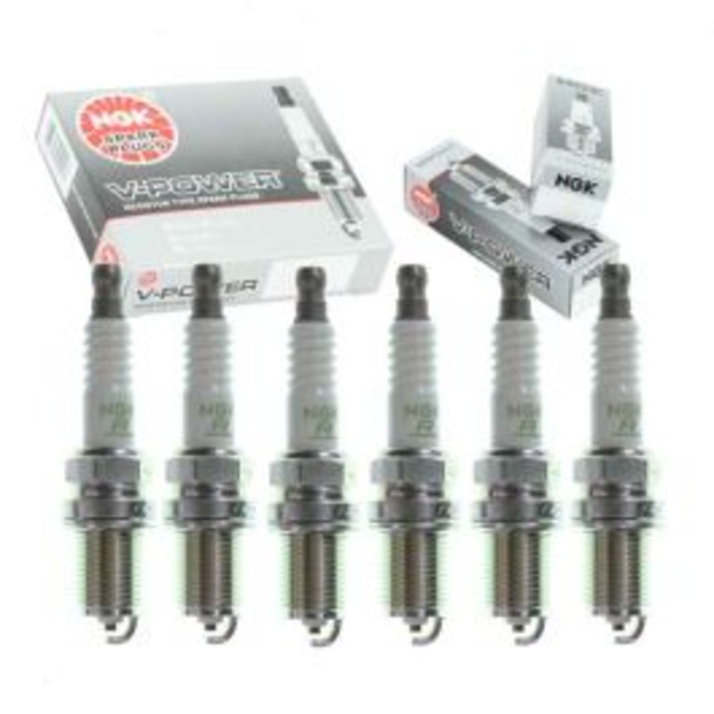 6 pc NGK V-Power 6953 BKR5E-11 Spark Plugs