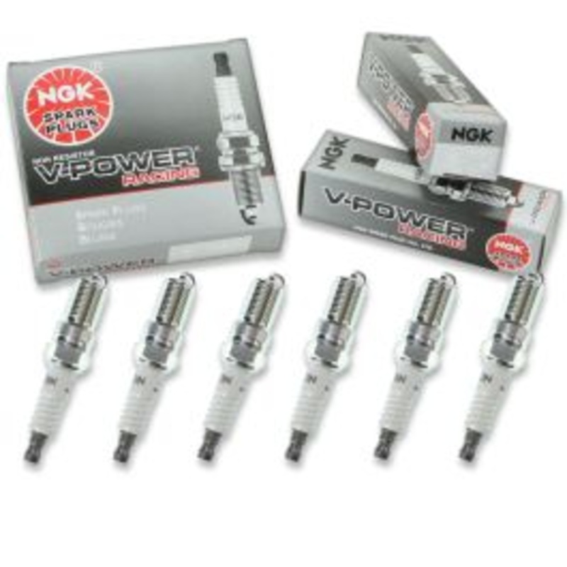 6 pc NGK V-Power Racing 7891 R5724-9 Spark Plugs
