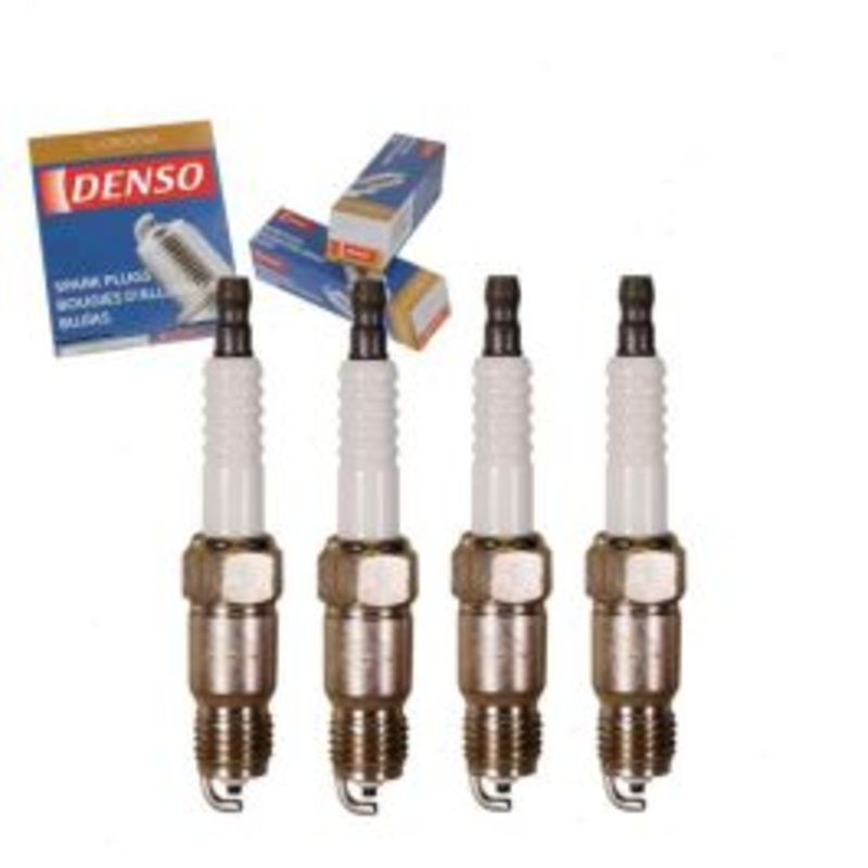 4 pc DENSO Standard U-Groove Spark Plugs for 1975-1976 Chevrolet Monza 2.3L L4