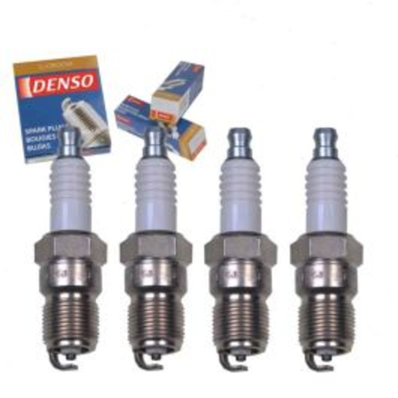 4 pc DENSO Standard U-Groove Spark Plugs for 1985-1987 Mercury Lynx 1.9L L4