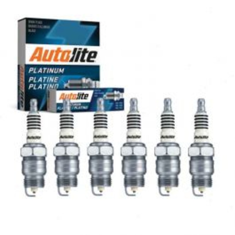 6 pc Autolite Platinum Spark Plug for 1963 Ford Ford 300 3.3L 3.6L L6