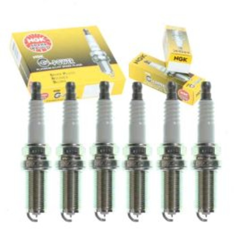 6 pc NGK G-Power 5018 LFR5AGP Spark Plugs