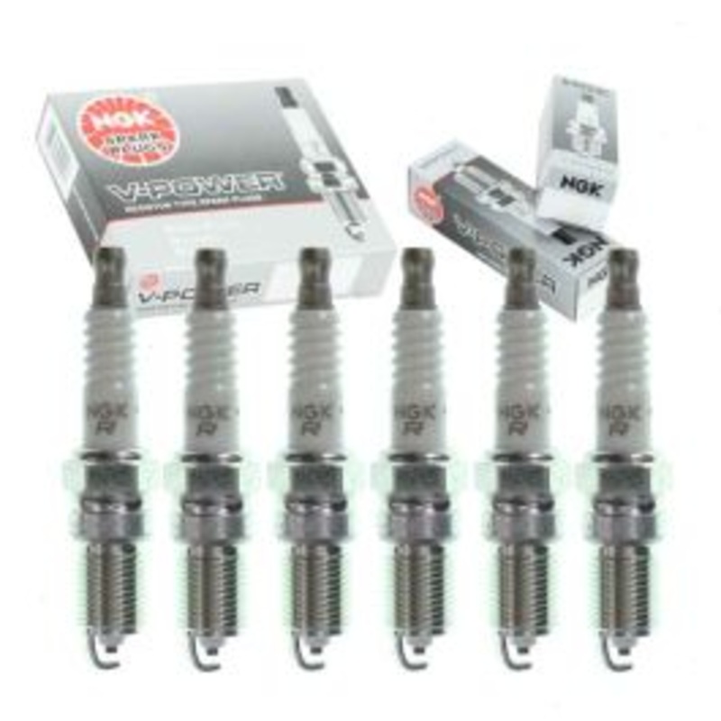 6 pc NGK V-Power Spark Plugs for 2005-2007 Ford Freestyle 3.0L V6