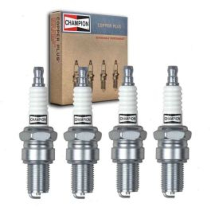 4 pc Champion Copper Plus Spark Plugs for 1956-1962 Fairthorpe Electron 0.9L 1.1L L4