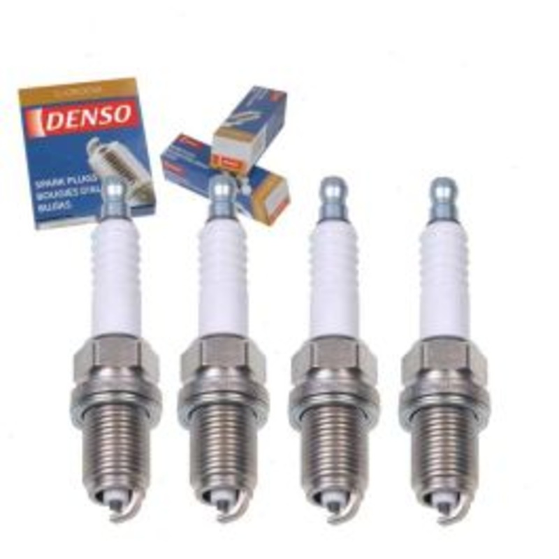 4 pc DENSO Standard U-Groove Spark Plugs for 1994-1998 Saab 900 2.1L 2.3L L4