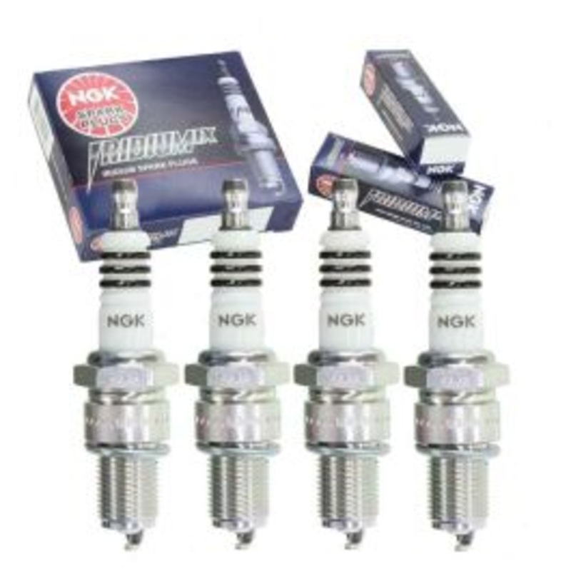 4 pc NGK Iridium IX Spark Plugs for 1967-1973 Fiat 850 0.8L 0.9L L4