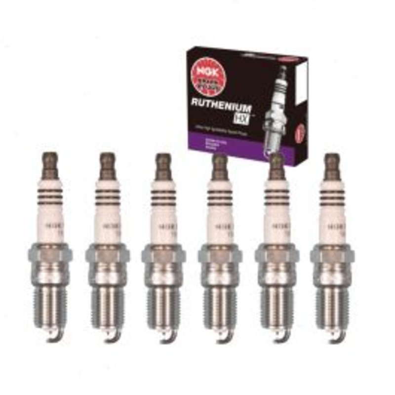 6 pc NGK Ruthenium HX Spark Plugs for 1997-1998 GMC C1500 4.3L V6