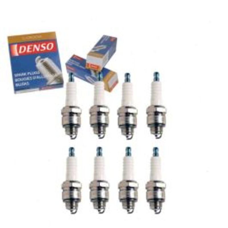 8 pc DENSO Standard U-Groove Spark Plugs for 1968 International 1100C 4.4L V8