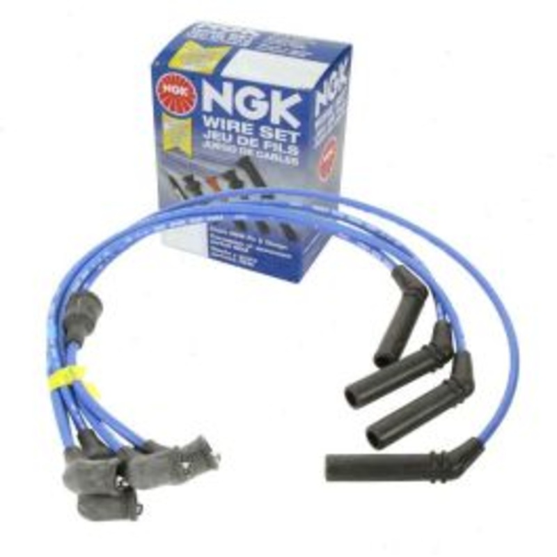 NGK Spark Plug Wire Set for 1989-1990 Mitsubishi Van 2.4L L4
